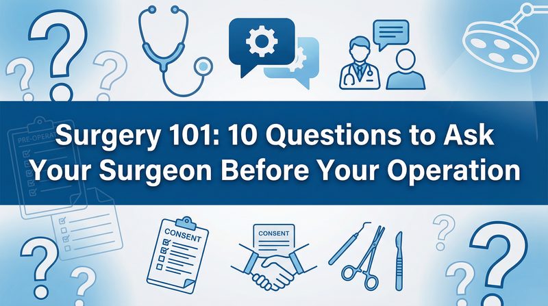 Surgery 101: 10 Questions to Ask Before Your Operation
